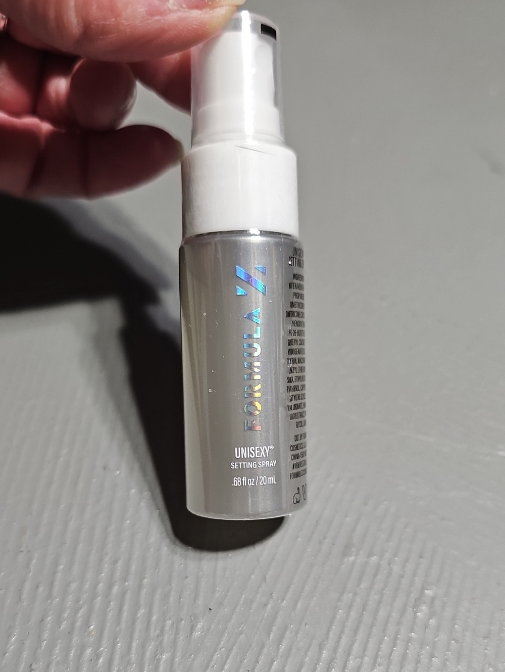Unisexy Setting Mist  Spray Formula Z Cosmetics Vegan Cruelty-Free
